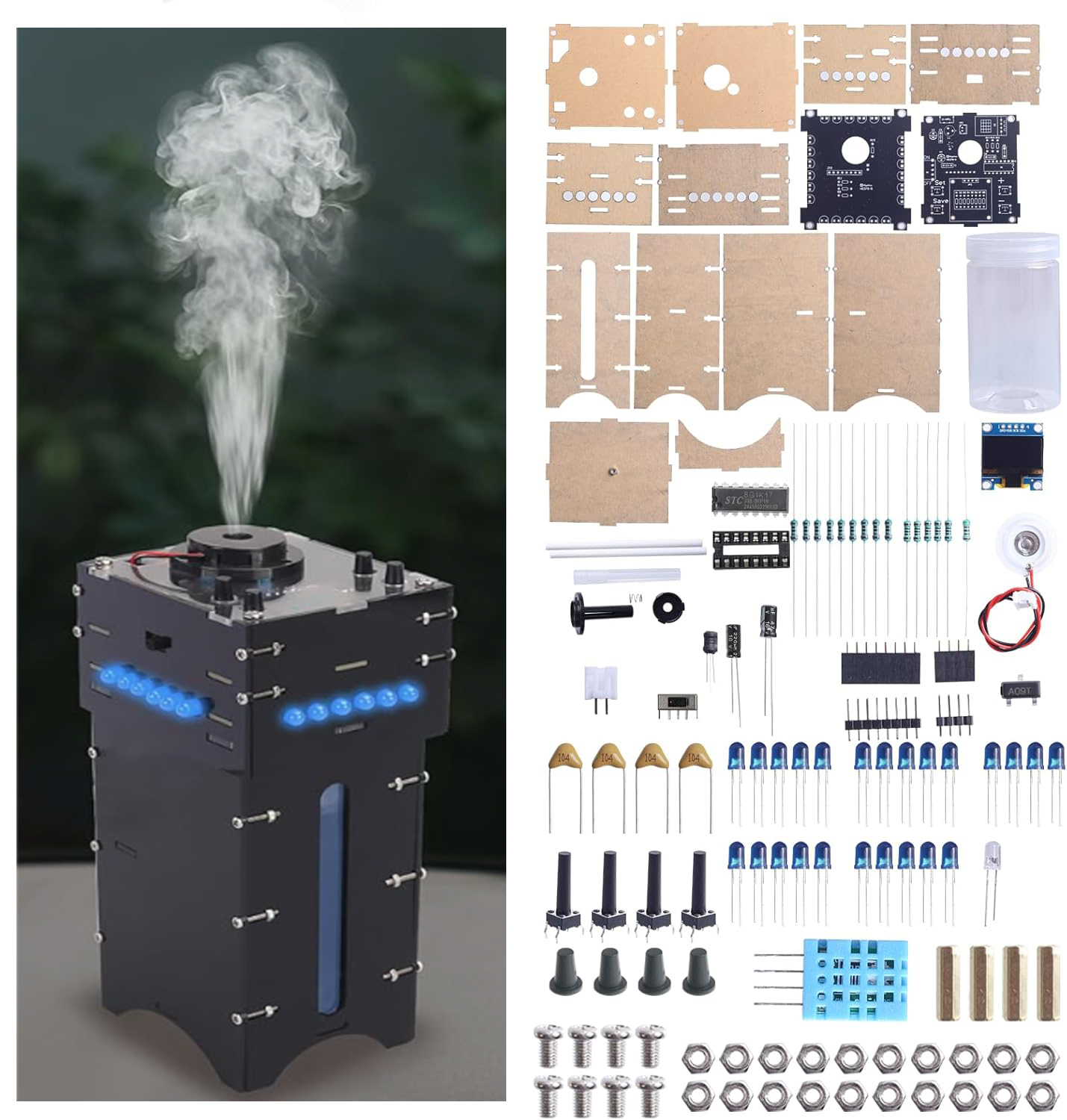 Useful Diy Electronics Projects - DIY Humidifier Soldering Practice Kit OLED