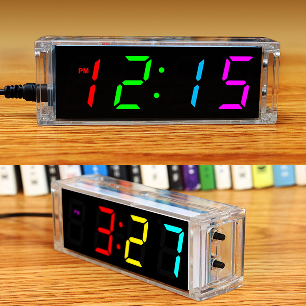 Diy Electronics Youtube - Digital Tube DIY Clock Kit Temperature