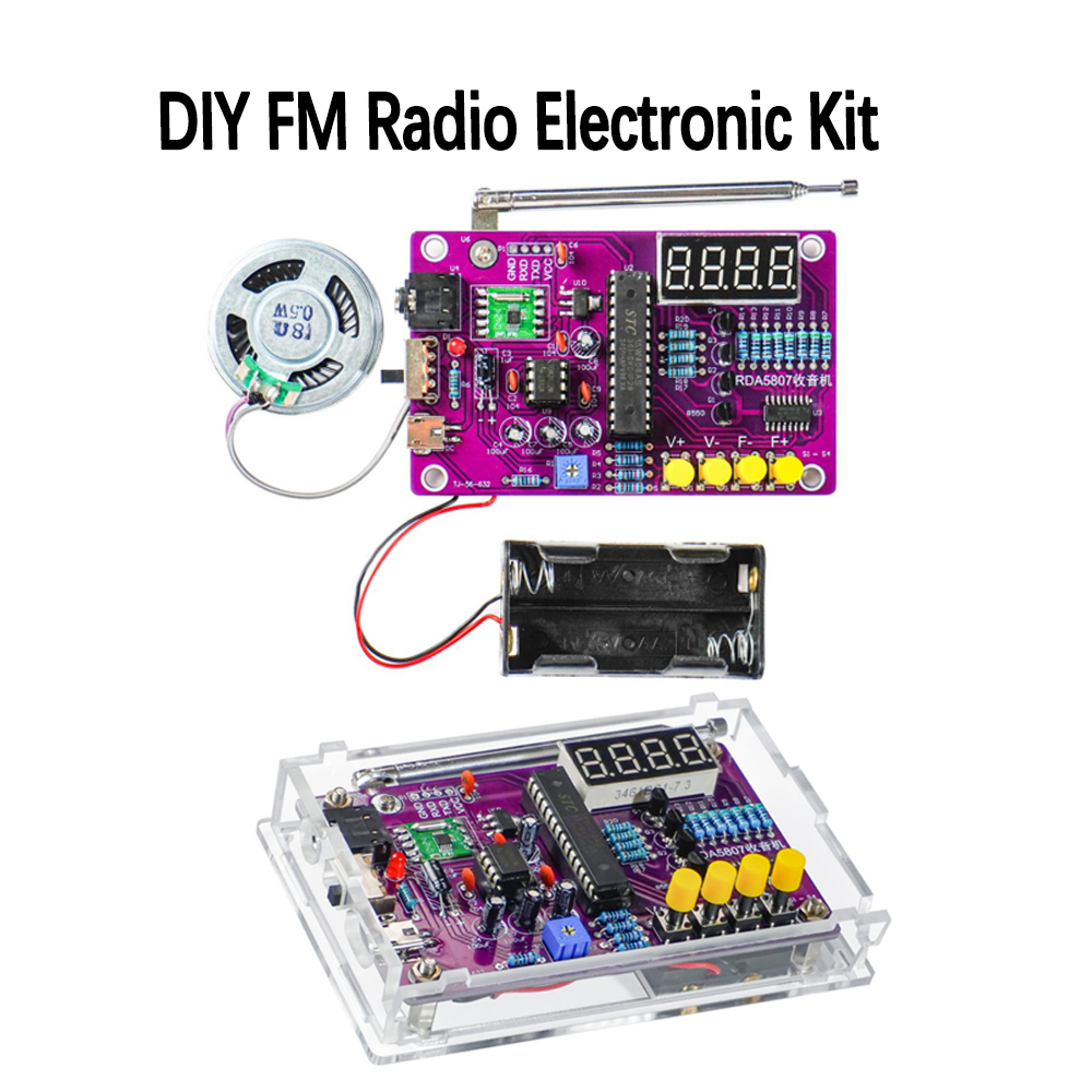 Diy Electronics Tool Kit - DIY FM Radio Electronic Kit 87-108MHz