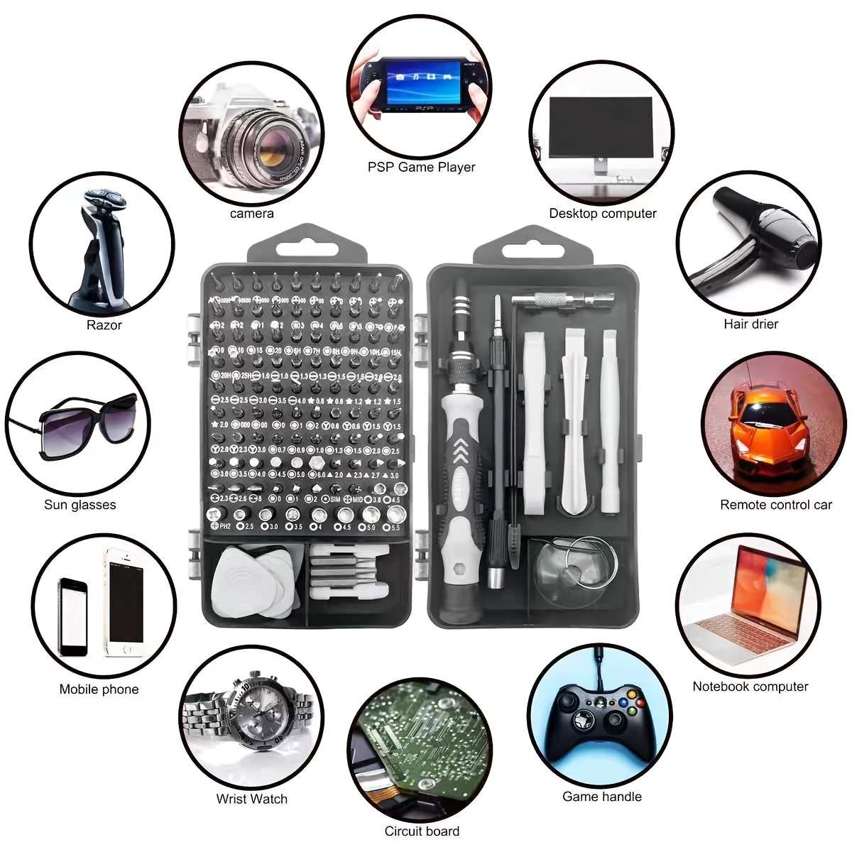 115in1 Screwdriver Bit Set, Hi - đánh giá và giá Diy Electronics Com