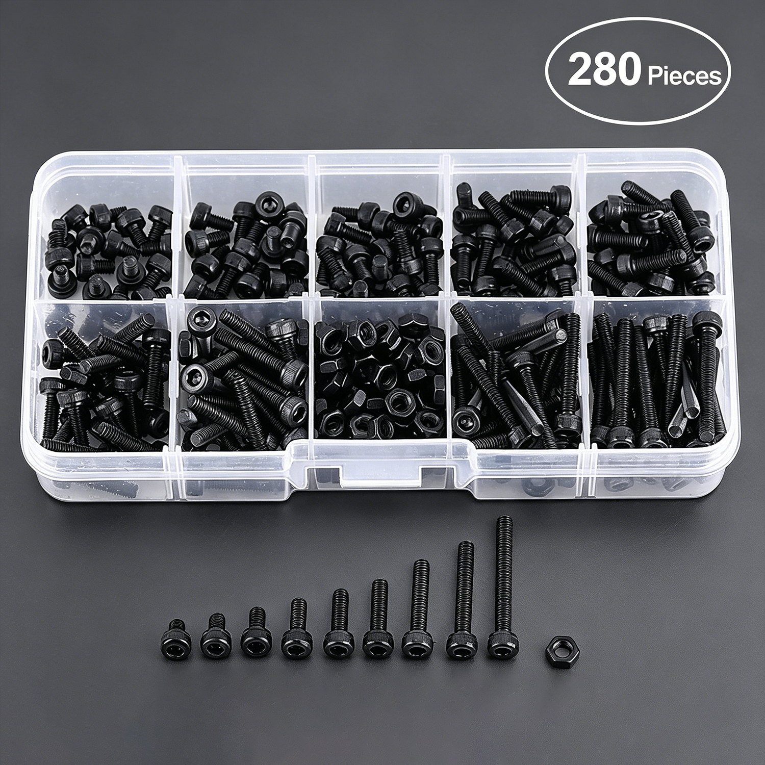 M3 Black Hex Socket Head Cap S - đánh giá và giá Diy Electronics Tool Kit