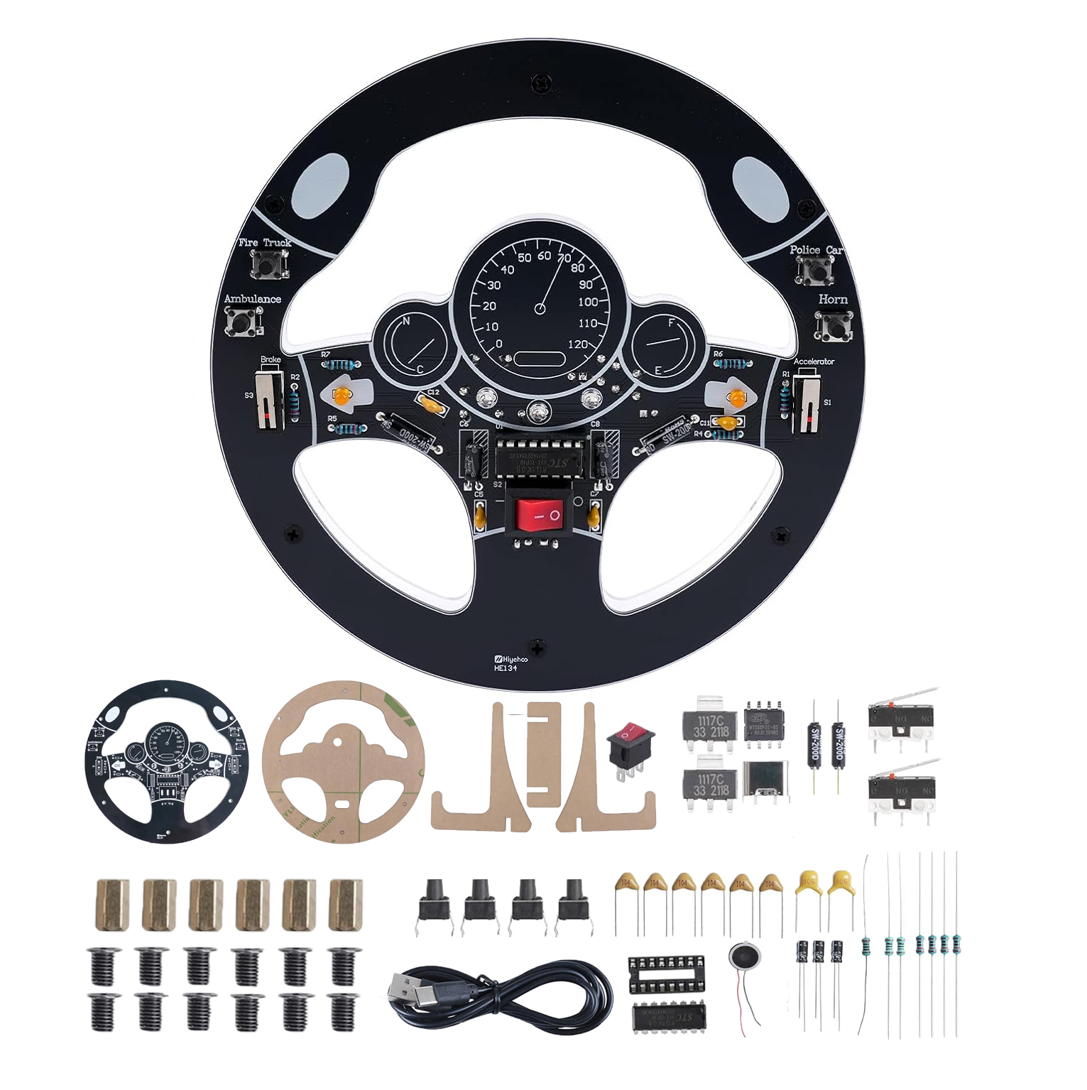 Car Steering Wheel DIY Solderi - đánh giá và giá Diy Electronics Kits For Adults