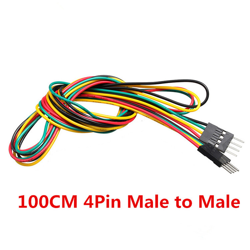 10pcs/lot 4pin 100cm M-M / M-F - đánh giá và giá Breadboard Jumper Wire