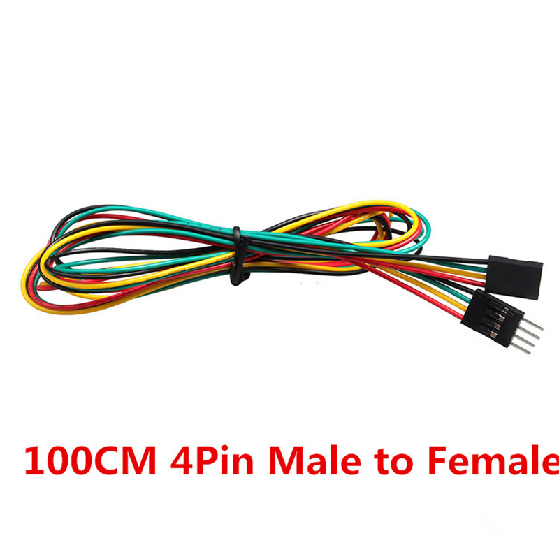 10pcs/lot 4pin 100cm M-M / M-F - đánh giá và giá Breadboard Jumper Wire