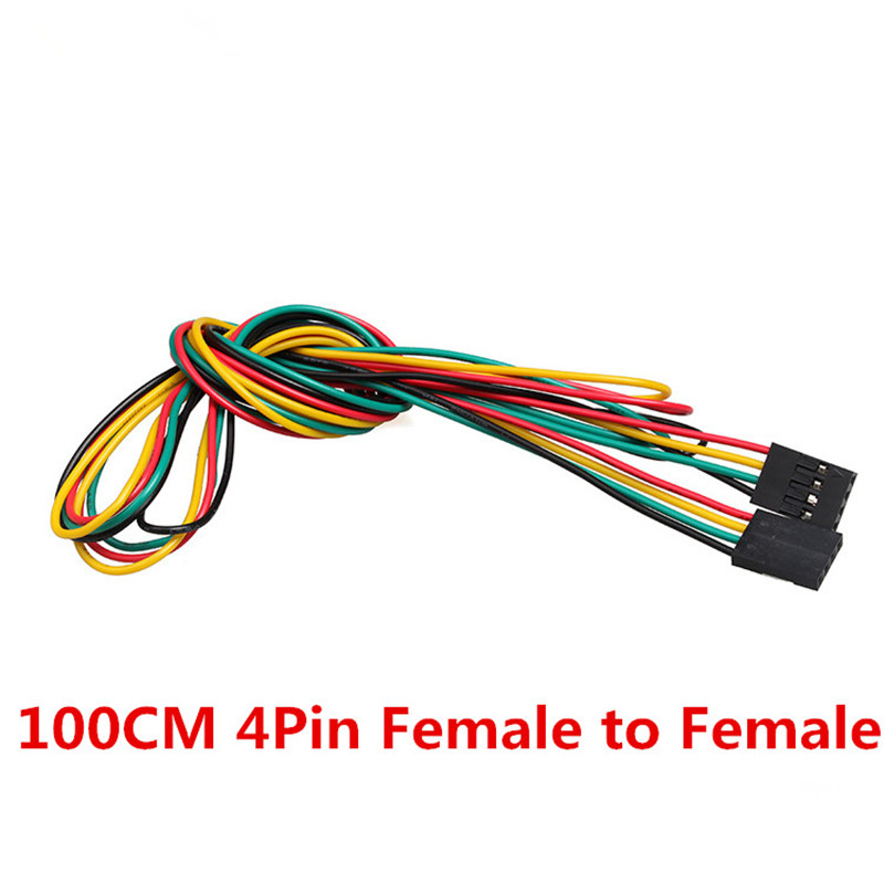 10pcs/lot 4pin 100cm M-M / M-F - đánh giá và giá Breadboard Jumper Wire