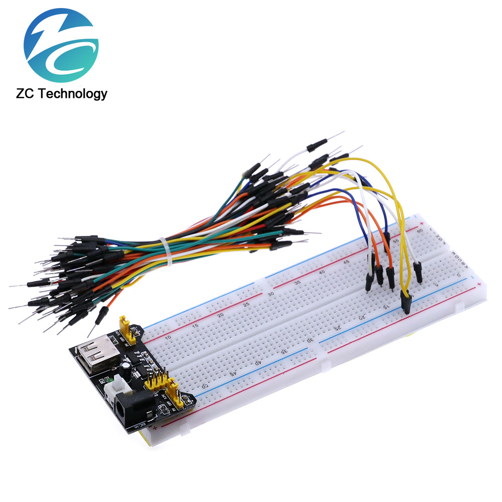3.3V/5V MB102 Breadboard power - đánh giá và giá Breadboard Jumper Wire