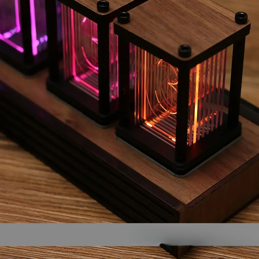 RGB Nixie Tube Clock DIY Table - đánh giá và giá Diy Electronics Table