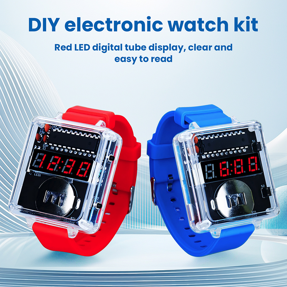 DIY Electronic Watch Kit LED D - đánh giá và giá Diy Electronics Youtube