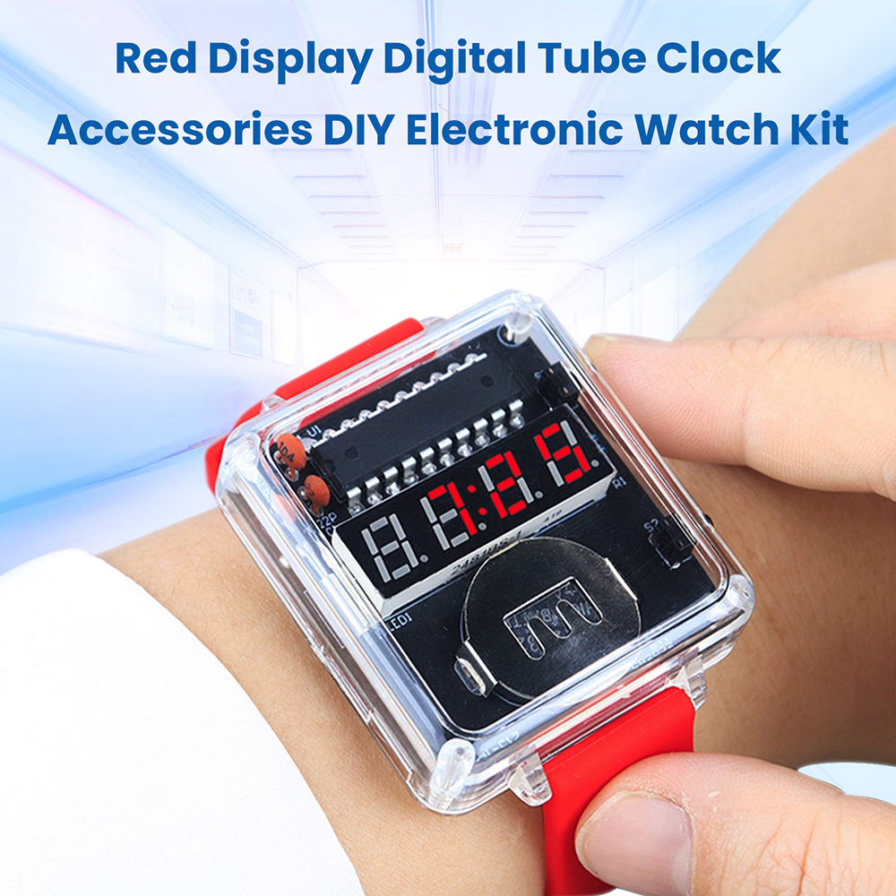 DIY Electronic Watch Kit LED D - đánh giá và giá Diy Electronics Youtube
