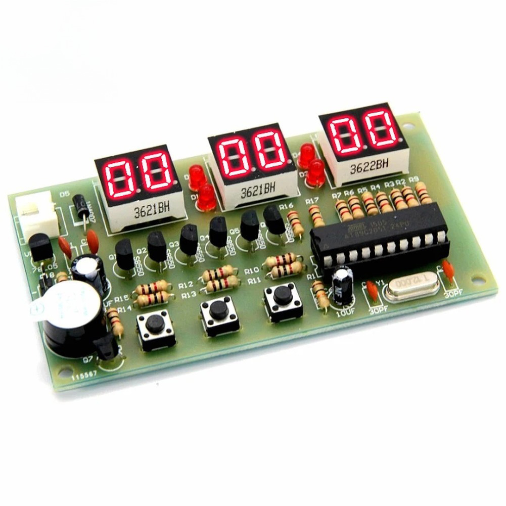 12V Digital Clock DIY Kit Alar - đánh giá và giá Useful Diy Electronics Projects