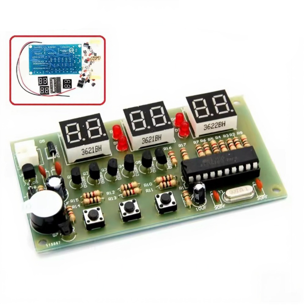 12V Digital Clock DIY Kit Alar - đánh giá và giá Useful Diy Electronics Projects