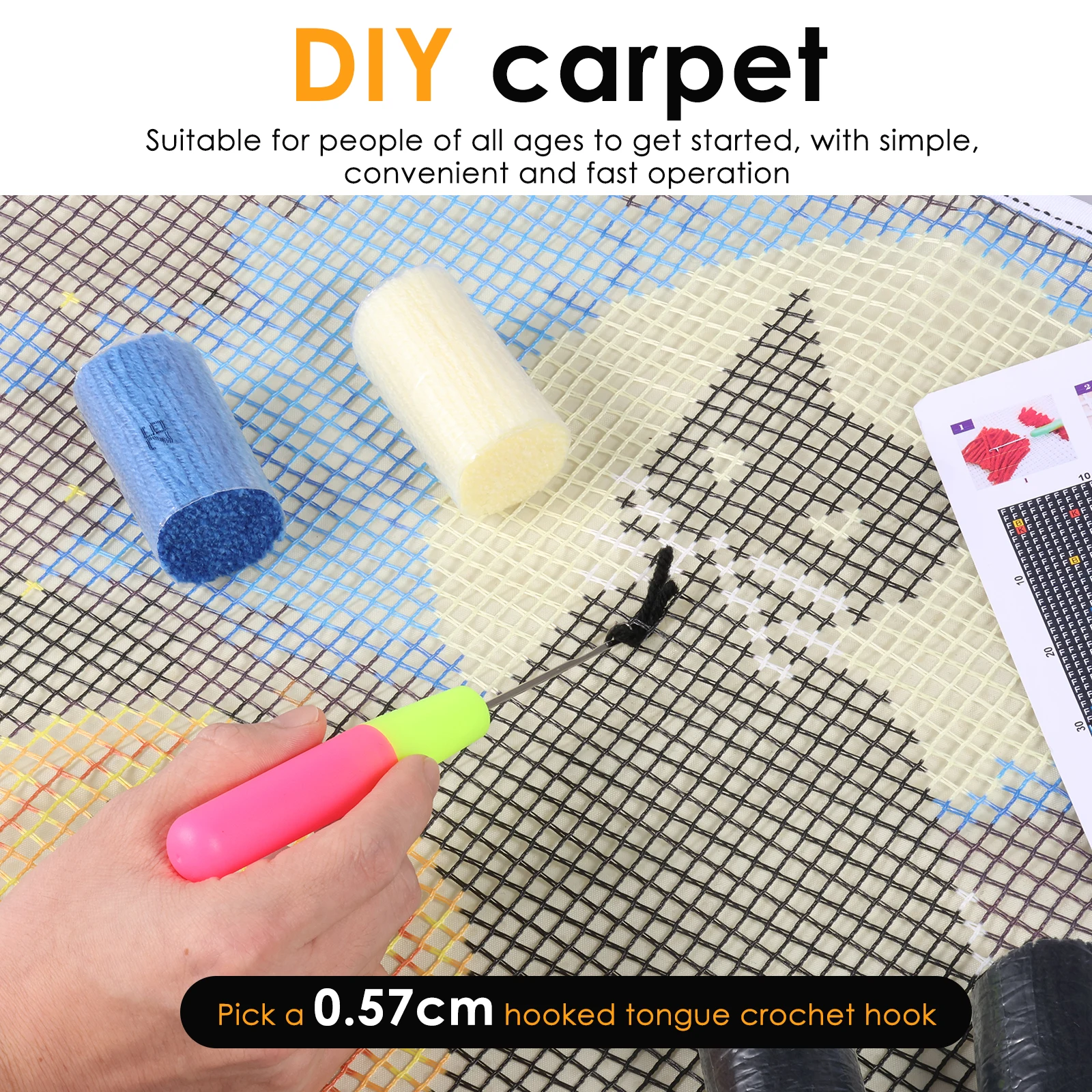 Latch Hook Kits DIY Animal Pat - đánh giá và giá Diy Electronics Kits For Adults