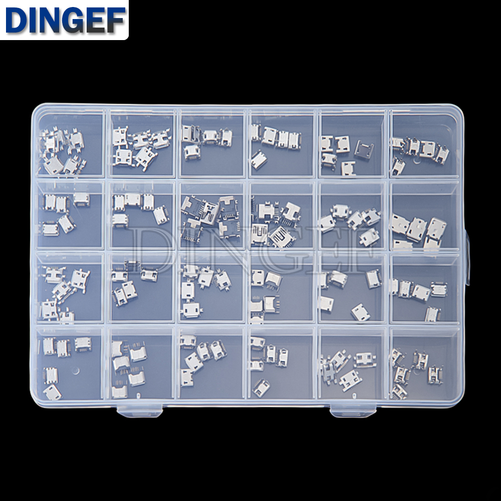 120Pcs Micro USB Connector Kit - đánh giá và giá Diy Electronics Tool Kit