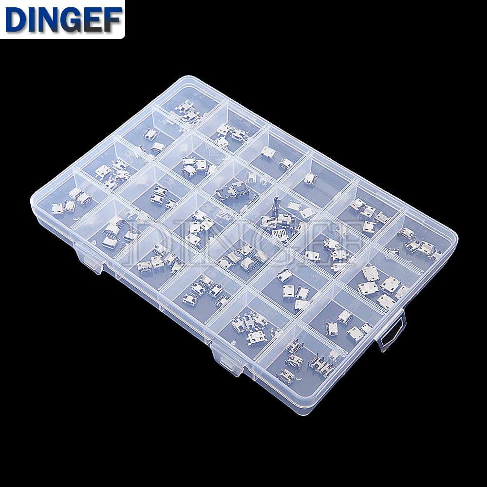 120Pcs Micro USB Connector Kit - đánh giá và giá Diy Electronics Tool Kit