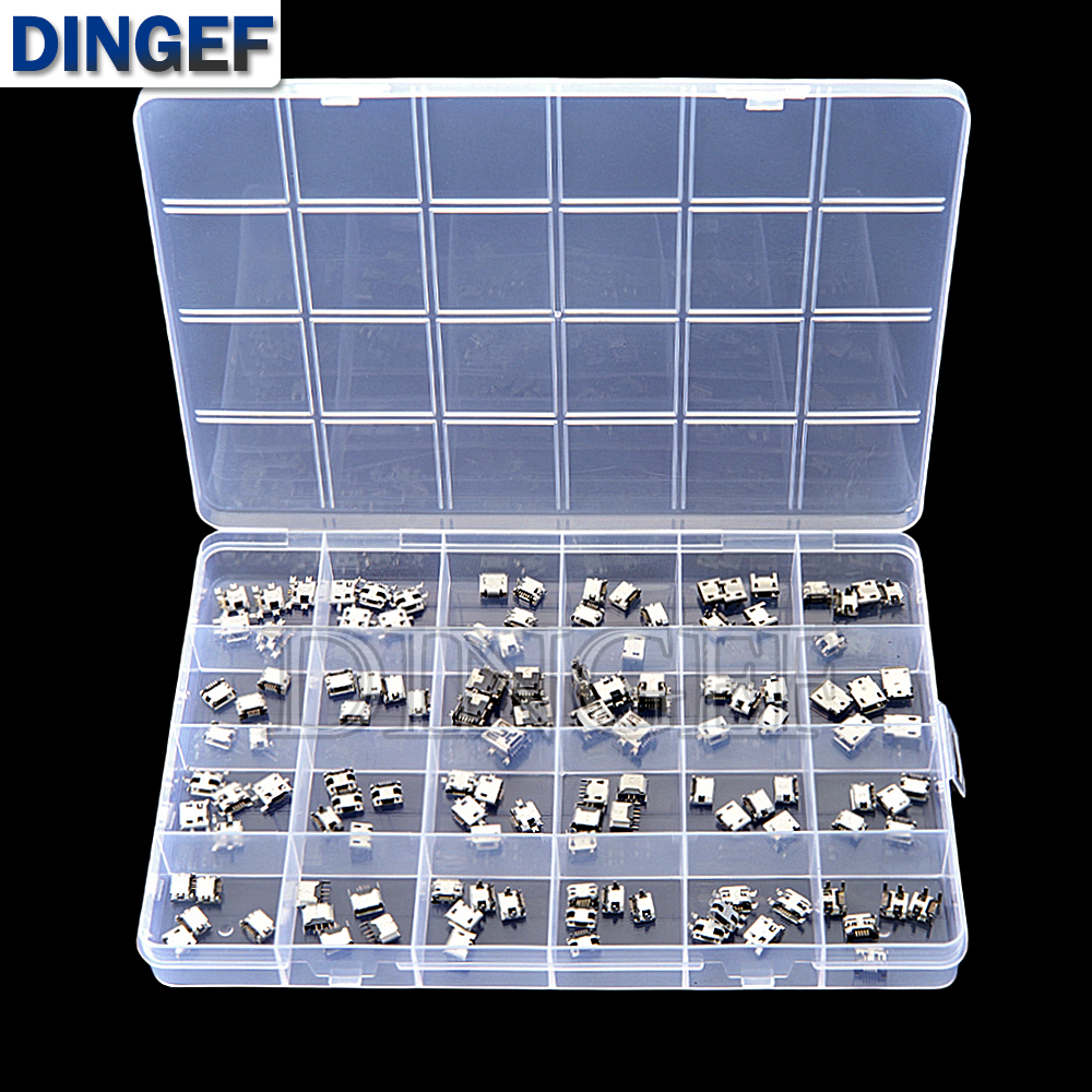 120Pcs Micro USB Connector Kit - đánh giá và giá Diy Electronics Tool Kit