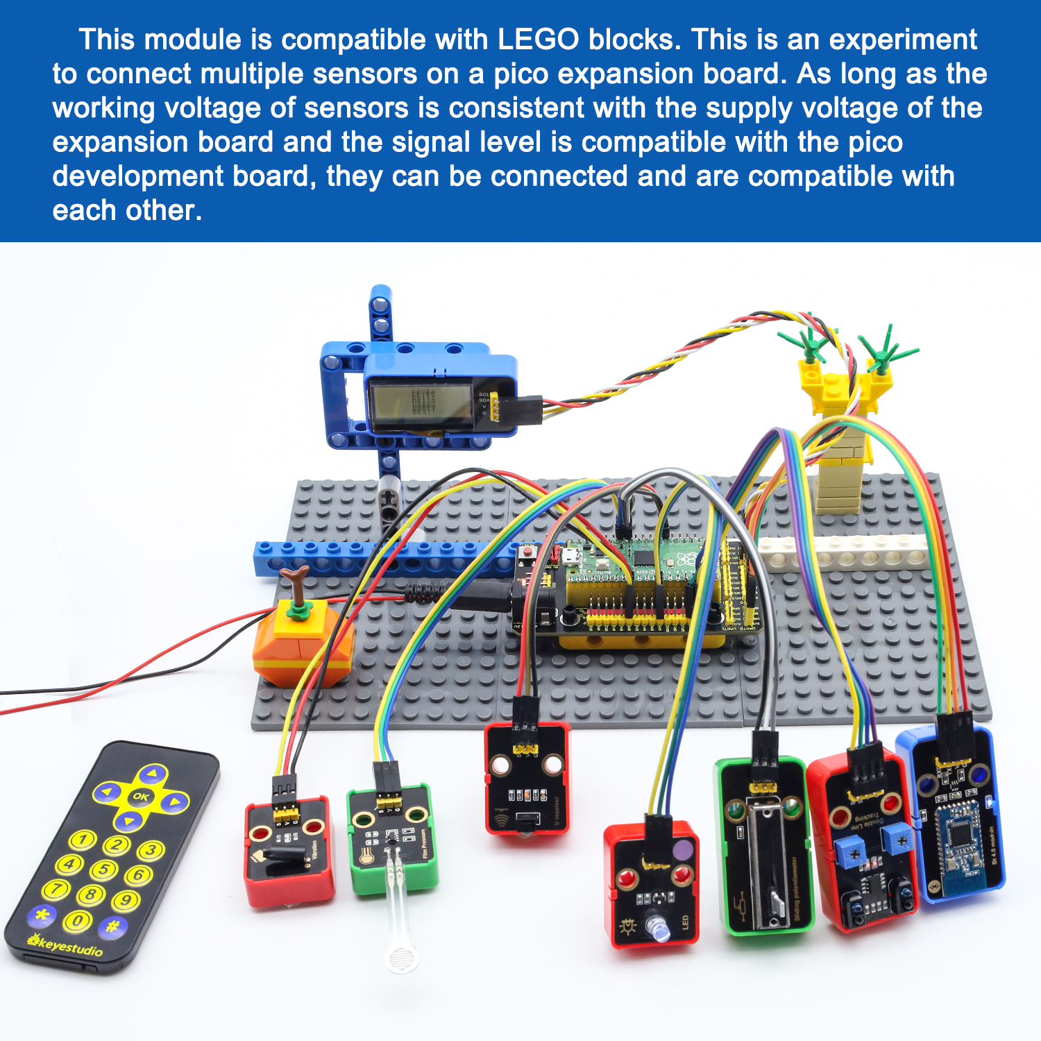 Keyestudio Raspberry Pi Pico I - đánh giá và giá Diy Electronics Raspberry Pi