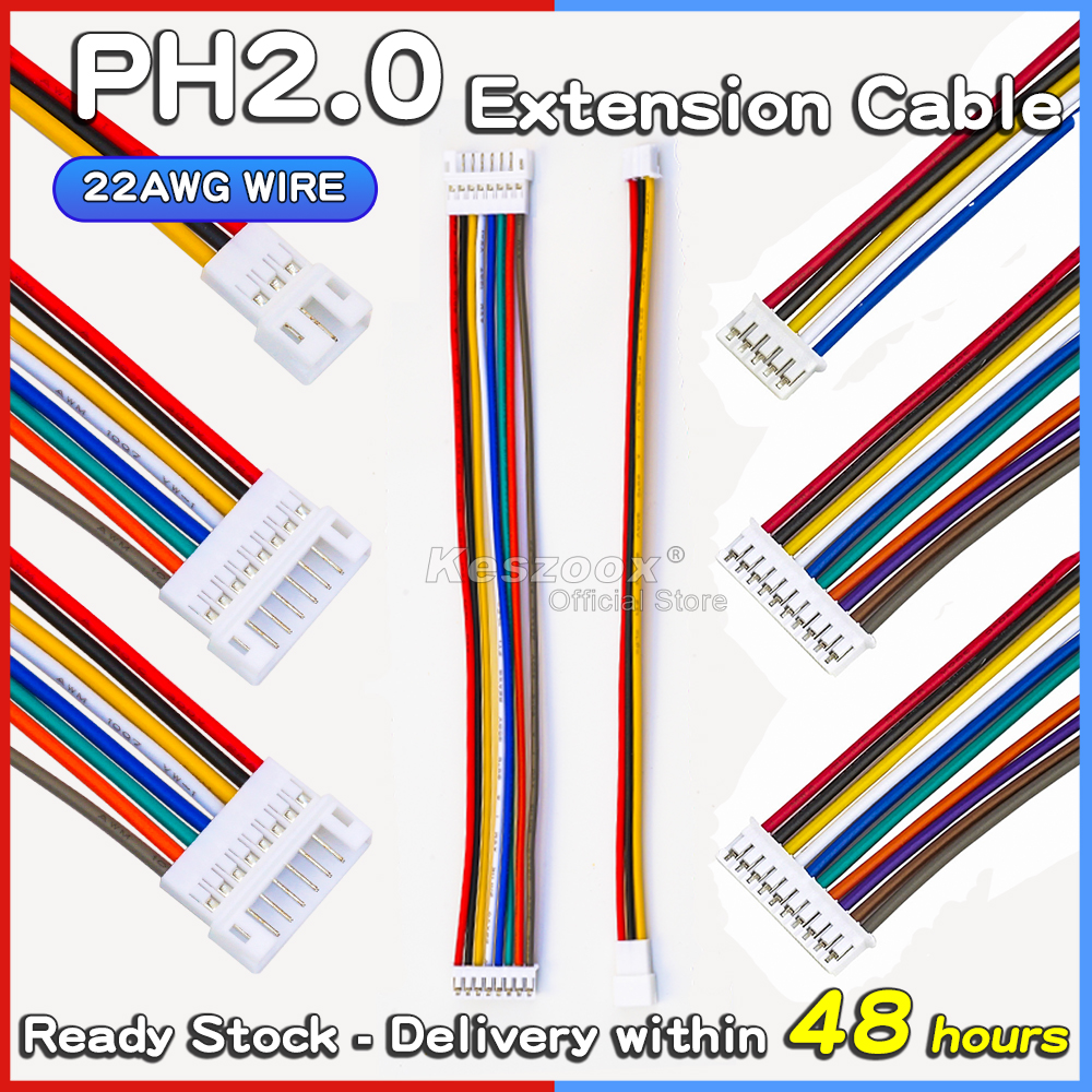 Keszoox JST PH2.0 Extension Wi - đánh giá và giá Diy Electronics Wire