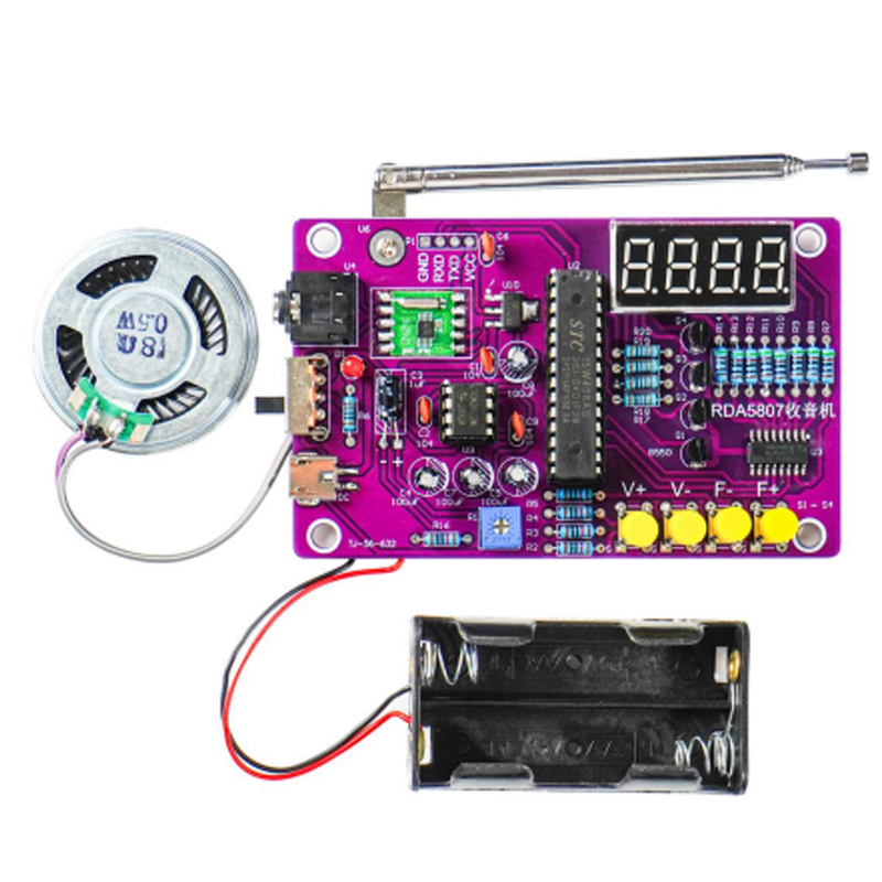 DIY FM Radio Electronic Kit 87 - đánh giá và giá Diy Electronics Tool Kit