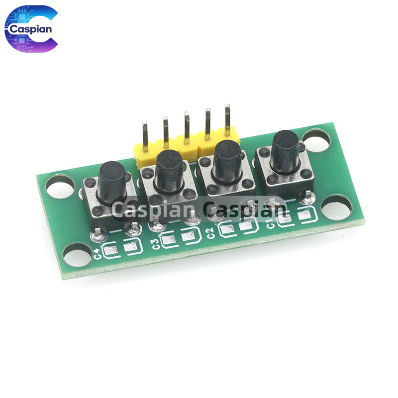 1-10PCS 1x4 4-Button Independe - đánh giá và giá Diy Electronics Raspberry Pi