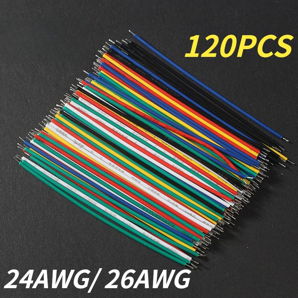120PCS 24AWG/26AWG Tinned Copp - đánh giá và giá Breadboard Jumper Wire