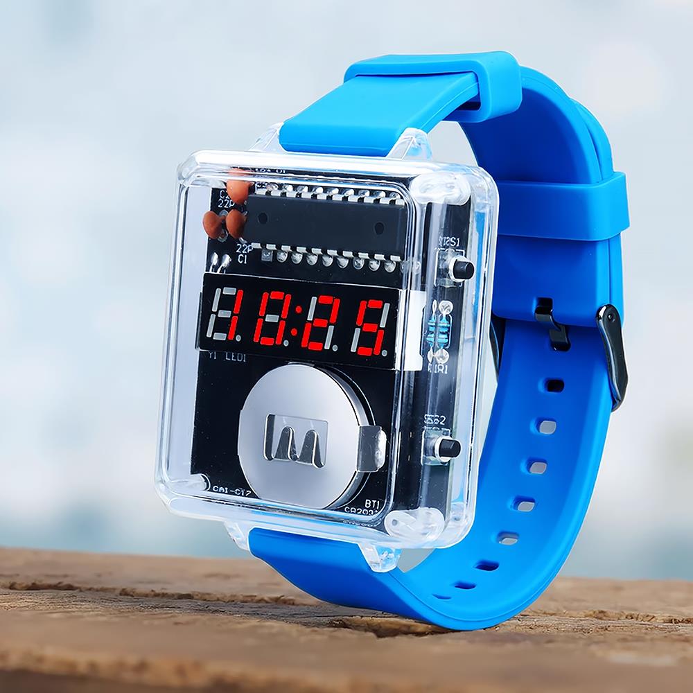 LED DIY Electronic Watch Kit D - đánh giá và giá Diy Electronics Youtube