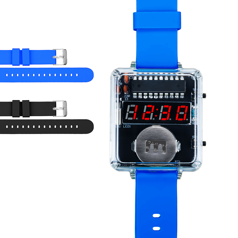 LED DIY Electronic Watch Kit D - đánh giá và giá Diy Electronics Youtube