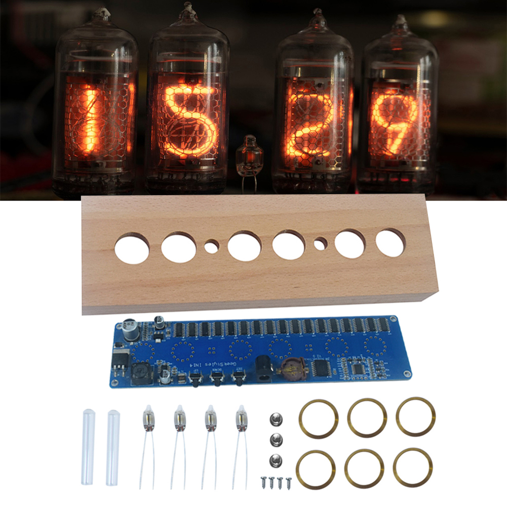 IN14 Glow Tube Clock DIY Tube  - đánh giá và giá Diy Electronics Youtube