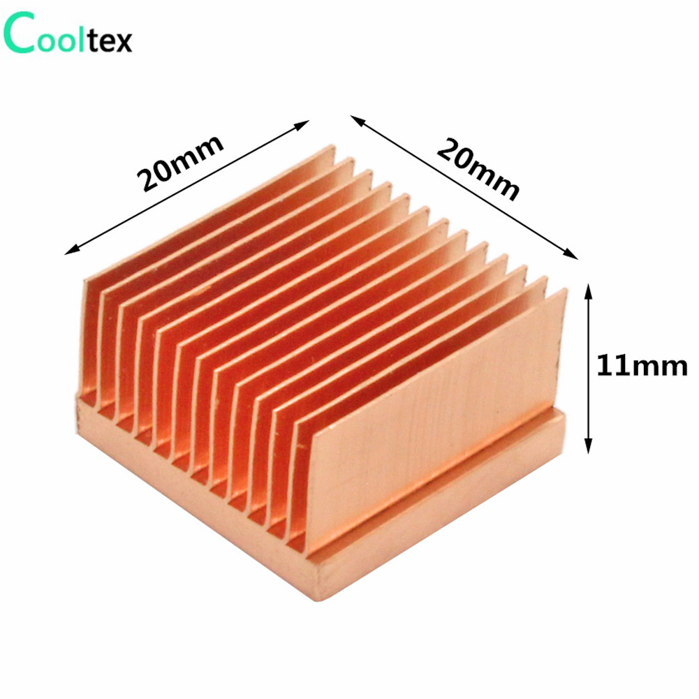 DIY Pure Copper Heatsink Skivi - đánh giá và giá Diy Electronics Raspberry Pi