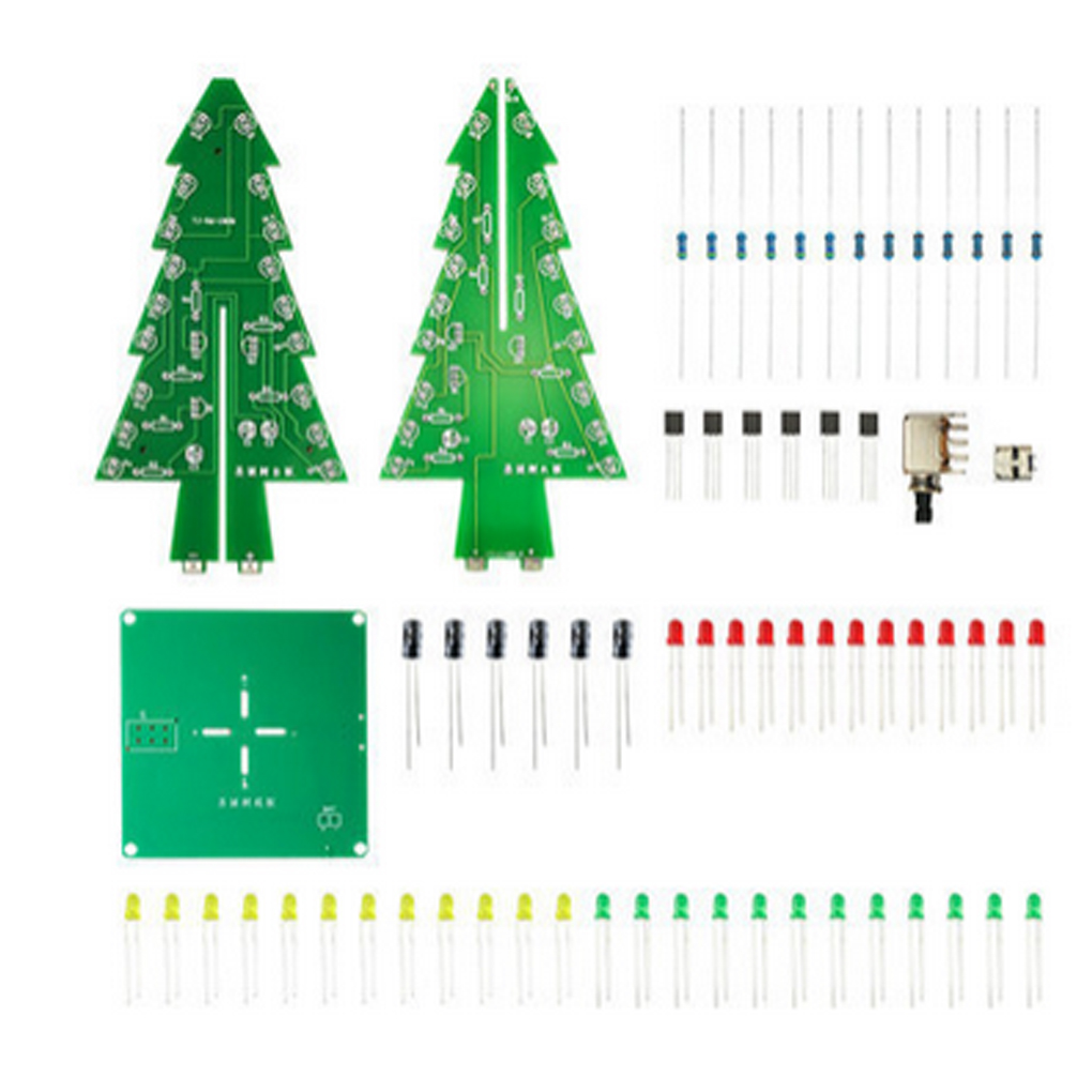 DIY Christmas Tree LED Flash K - đánh giá và giá Diy Electronics Tool Kit
