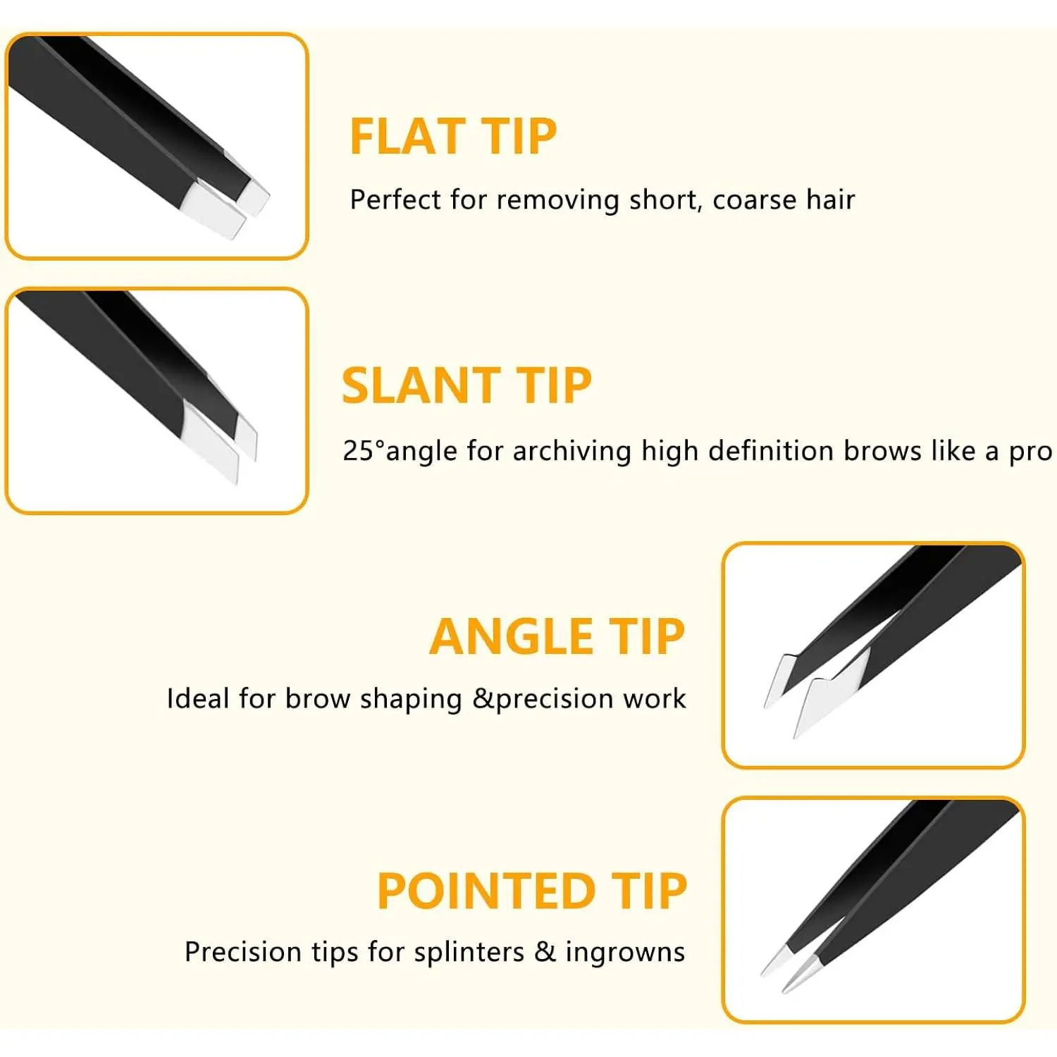 4Pcs Precision Tweezers Set, P - đánh giá và giá Diy Electronics Tool Kit