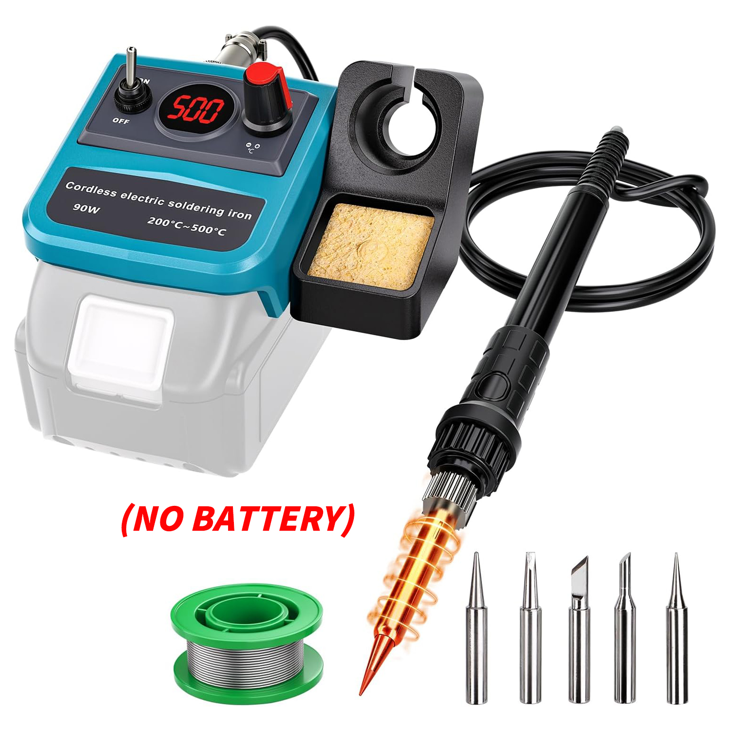 90W LED Digital Cordless Solde - đánh giá và giá Diy Electronics Tool Kit