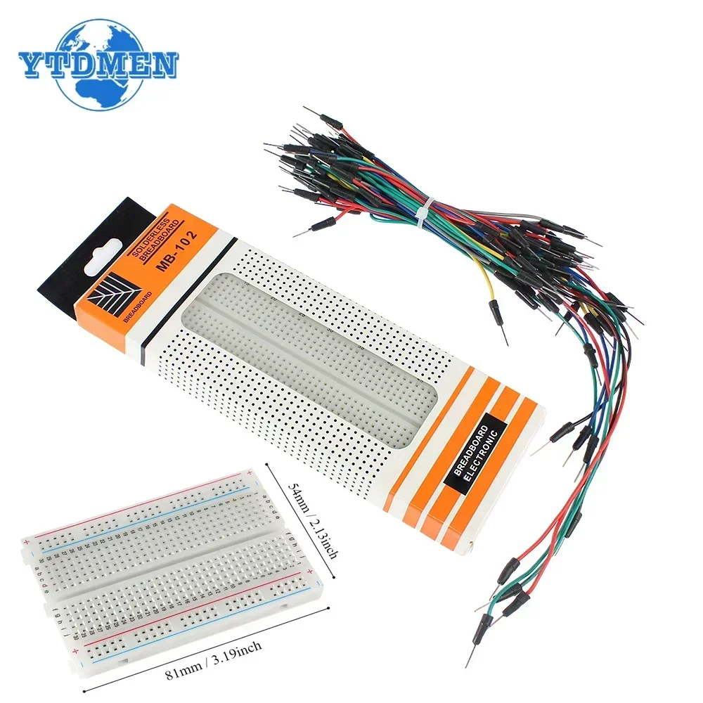 MB-102 Breadboard 400 830 Poin - đánh giá và giá Breadboard Jumper Wire