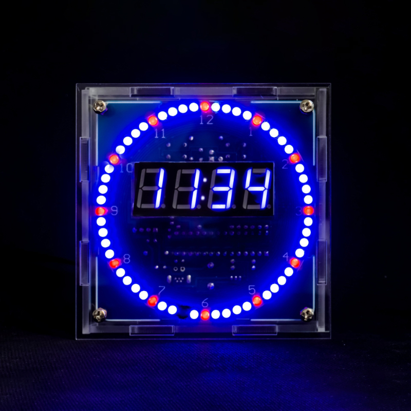 Electronic Clock DIY Light Con - đánh giá và giá Diy Electronics Table