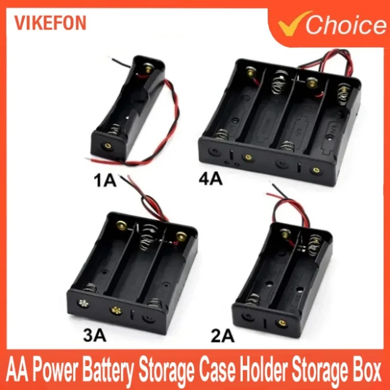 1/2/3/4 Slots AA Battery Holde - đánh giá và giá Useful Diy Electronics Projects