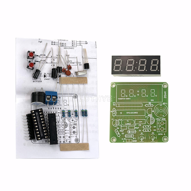DIY Electronic Kit LED 4 Digit - đánh giá và giá Diy Electronics Youtube