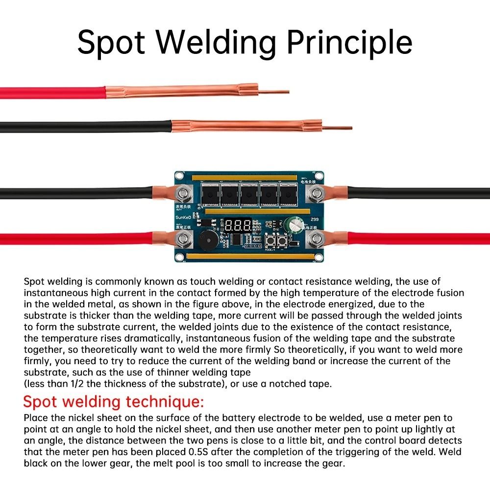 Portable 12V Spot Welder Digit - đánh giá và giá Diy Electronics Spot Welder