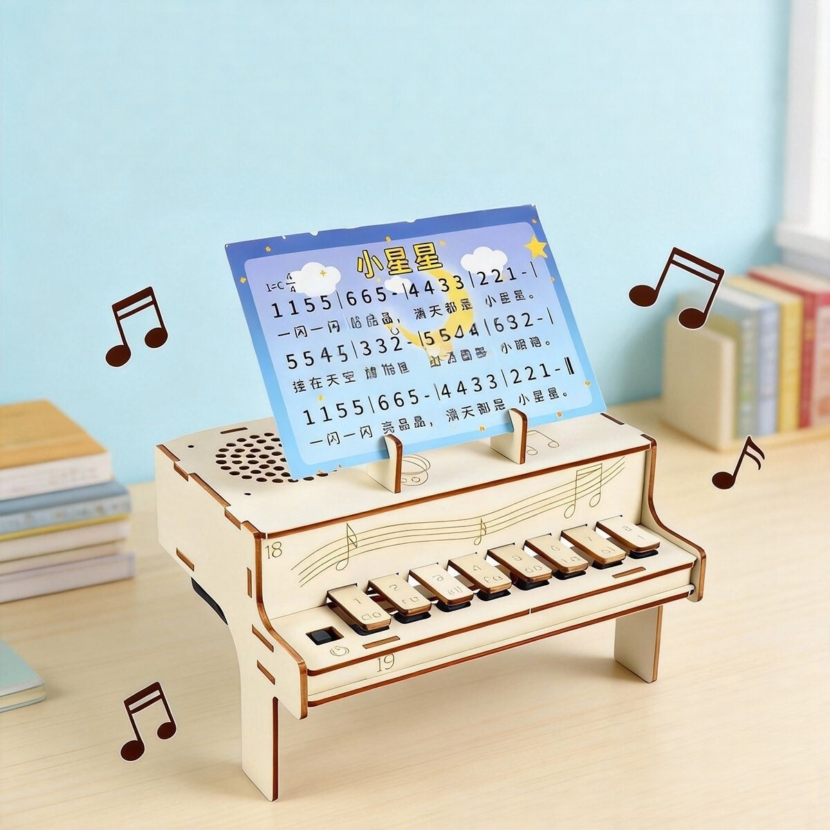 DIY Wooden Electronic Piano Mo - đánh giá và giá Diy Electronics Tool Kit