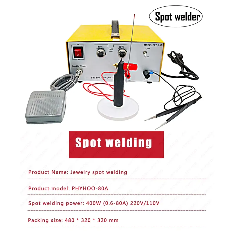 Hot Sale 80A Spot Welder Jewel - đánh giá và giá Diy Electronics Spot Welder