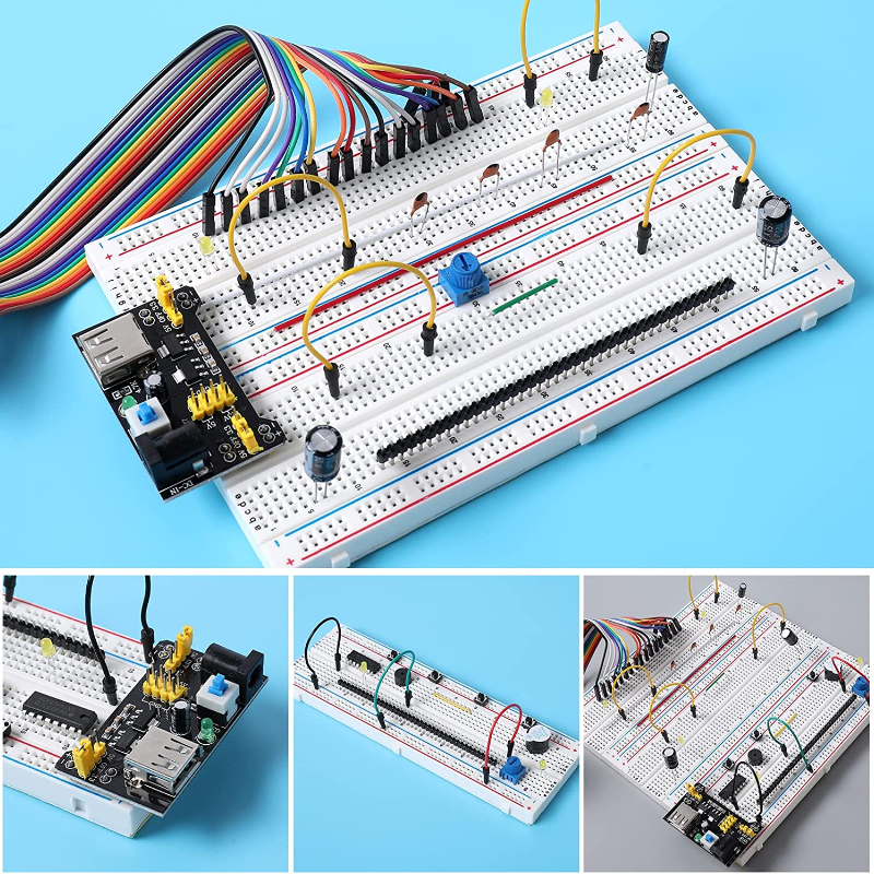MB-102 MB102 Breadboard 400 83 - đánh giá và giá Breadboard Jumper Wire