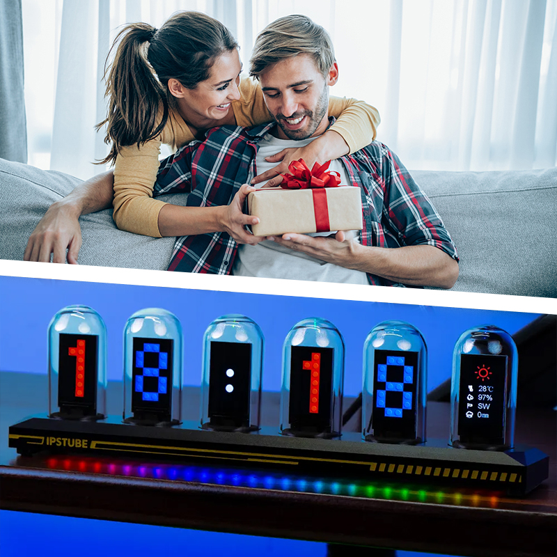 IPS Full Color Display Nixie T - đánh giá và giá Diy Electronics Table