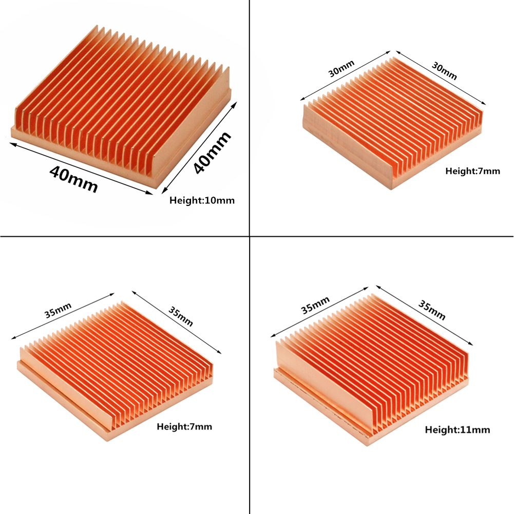 Pure Copper Heatsink DIY Heat  - đánh giá và giá Diy Electronics Raspberry Pi